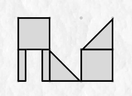 Grid cell with sample polygons